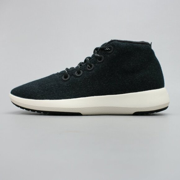 Allbirds Mens 12 WRUM Wool Runner Up Mizzles Black Charcoal High-top Shoes Boots - Picture 2 of 12